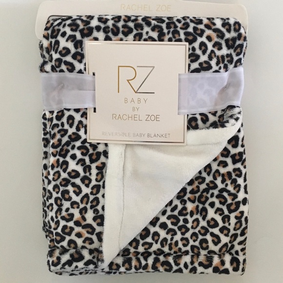 Rachel Zoe Other New Rachel Zoe Baby Blanket Soft Plush Reversible